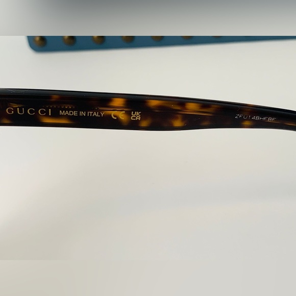 Gucci GG0325S 002 Women Cat-eye Sunglasses in Havana Frame W/brown Gradient Lens - Picture 12 of 14